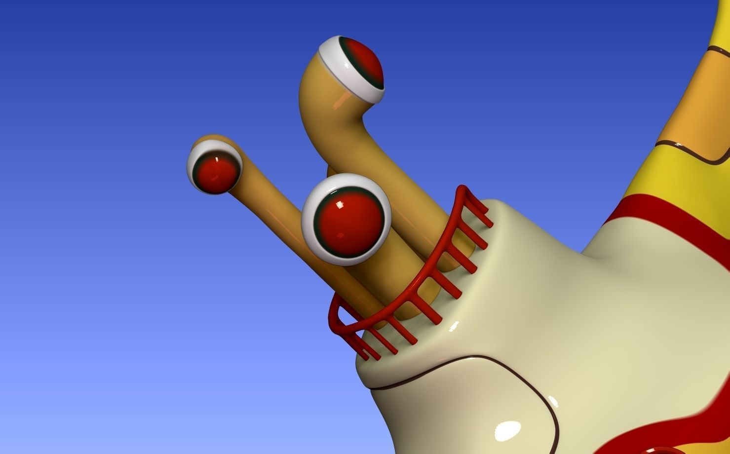 Yellow submarine The Beatles 3D print model_11