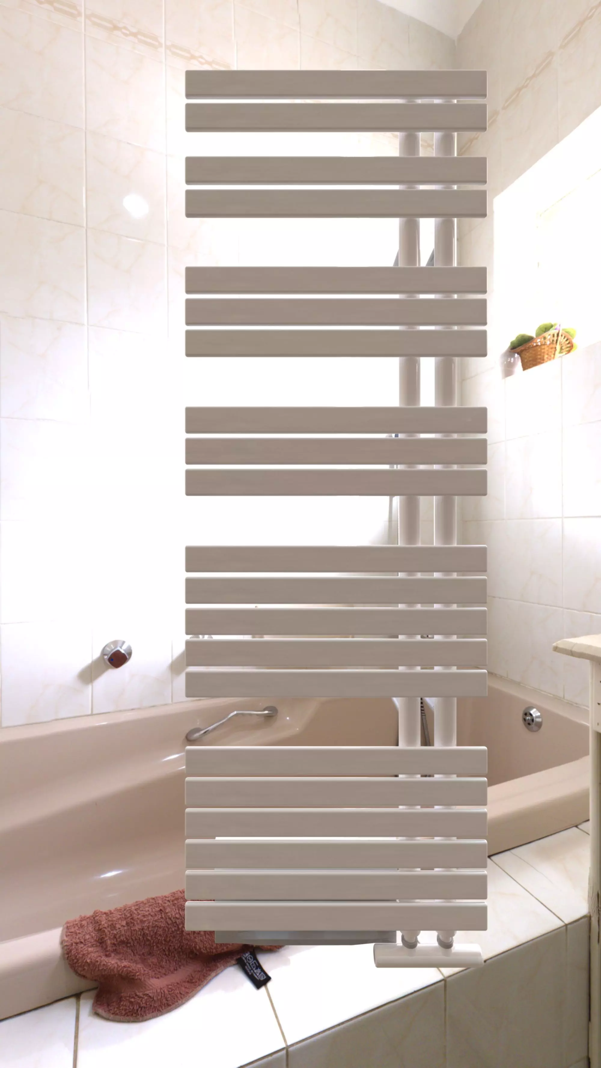 Radiador towel rack Low-poly 3D model