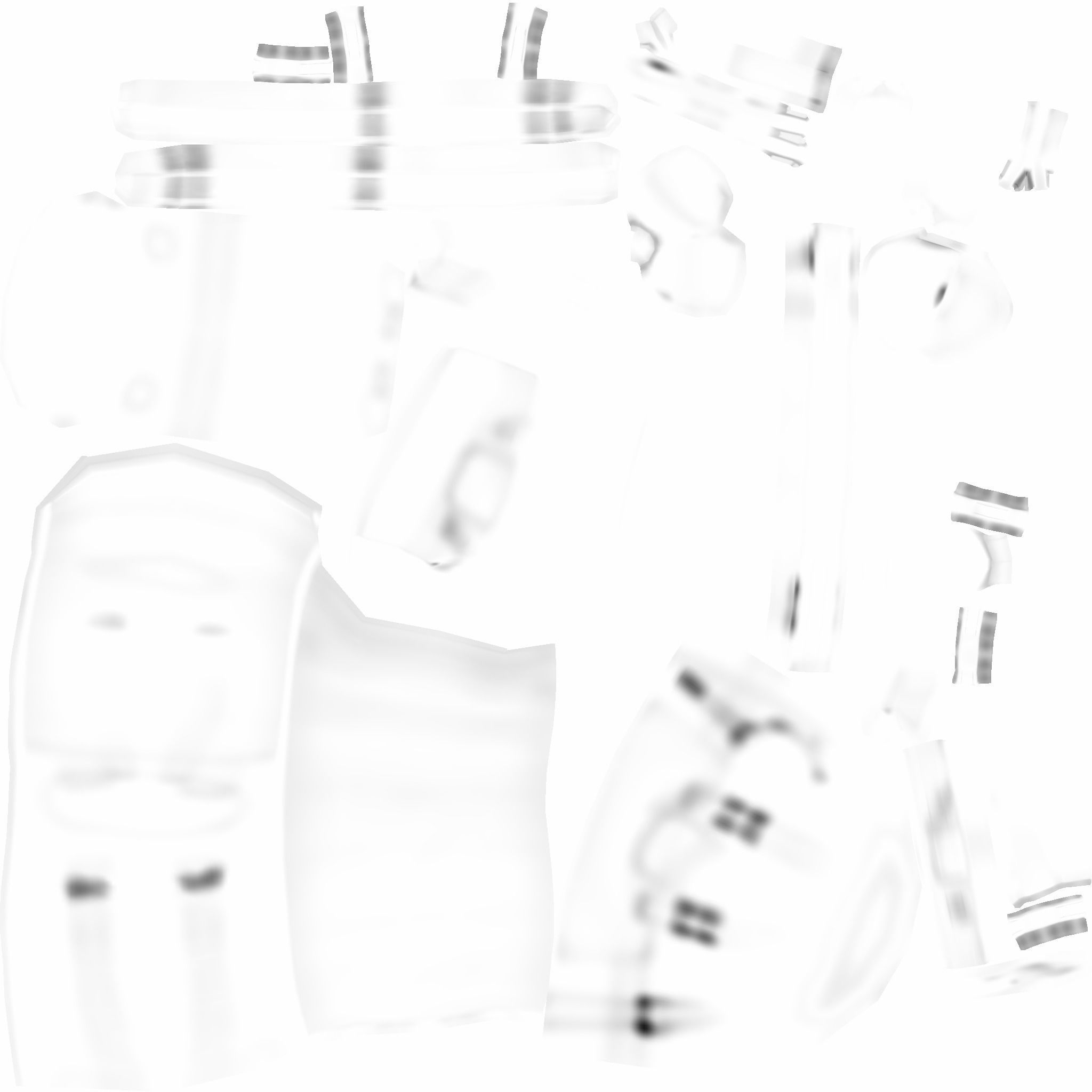 Adventurer Backpack - Camping Character Costume Low-poly 3D model_18