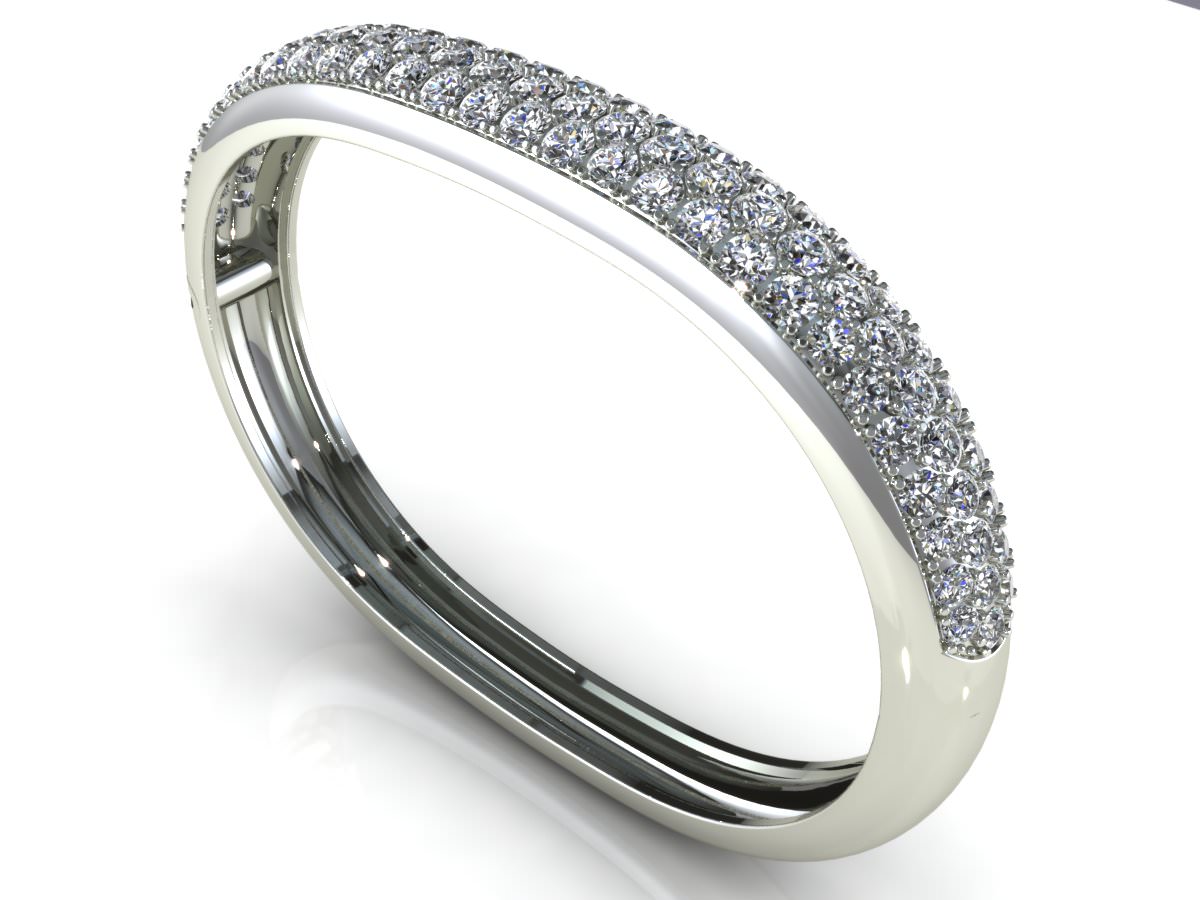 3DM Diamond Bangle B0013 3D print model_1