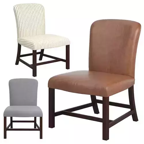 Rose tarlow chippendale armless chair