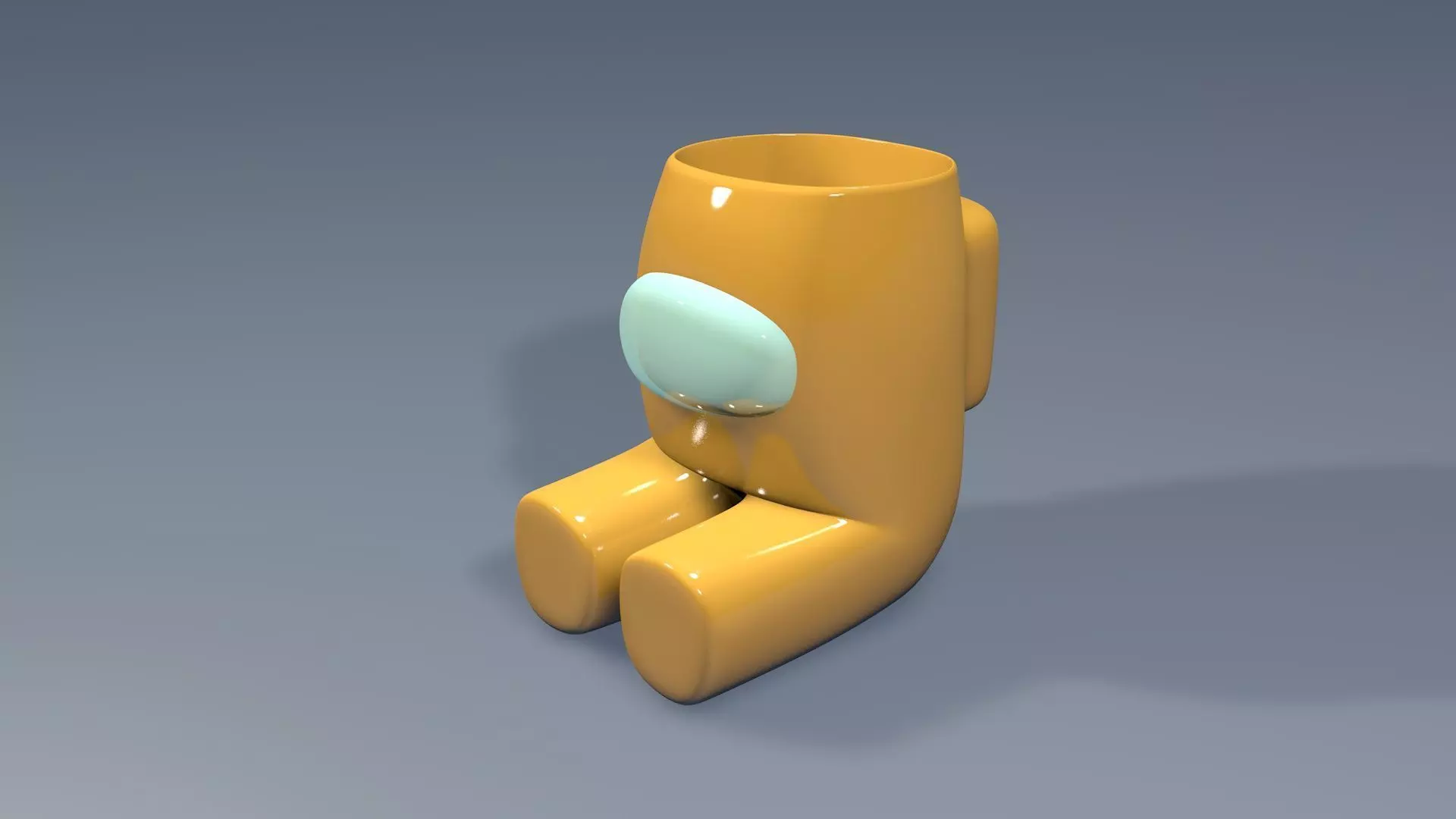 Sitting Crewmate Succulent Plant Vase 1H 3D print model_0