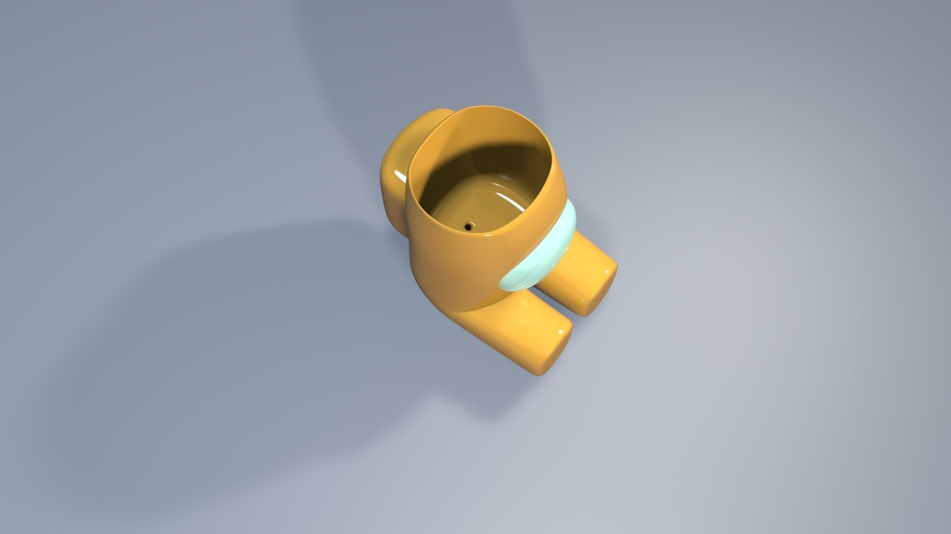 Sitting Crewmate Succulent Plant Vase 1H 3D print model_3