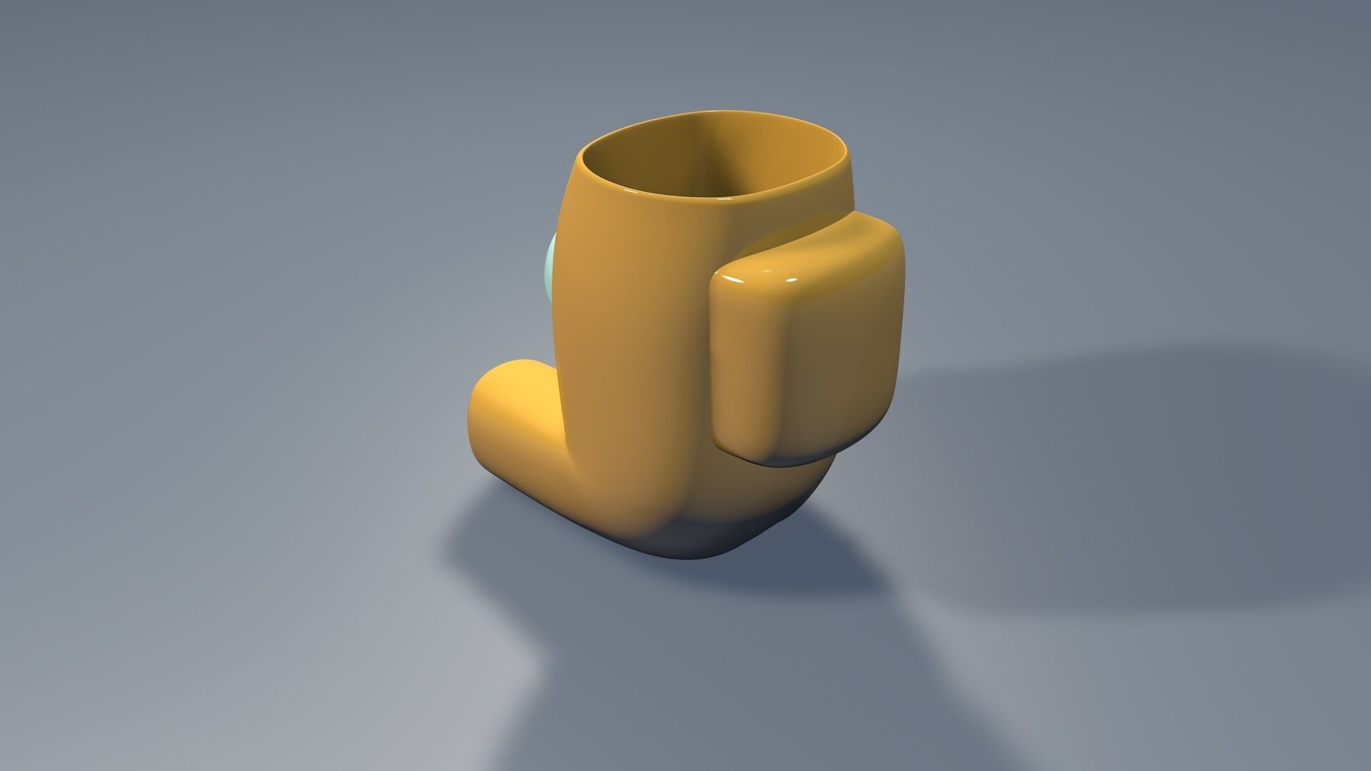 Sitting Crewmate Succulent Plant Vase 1H 3D print model_4