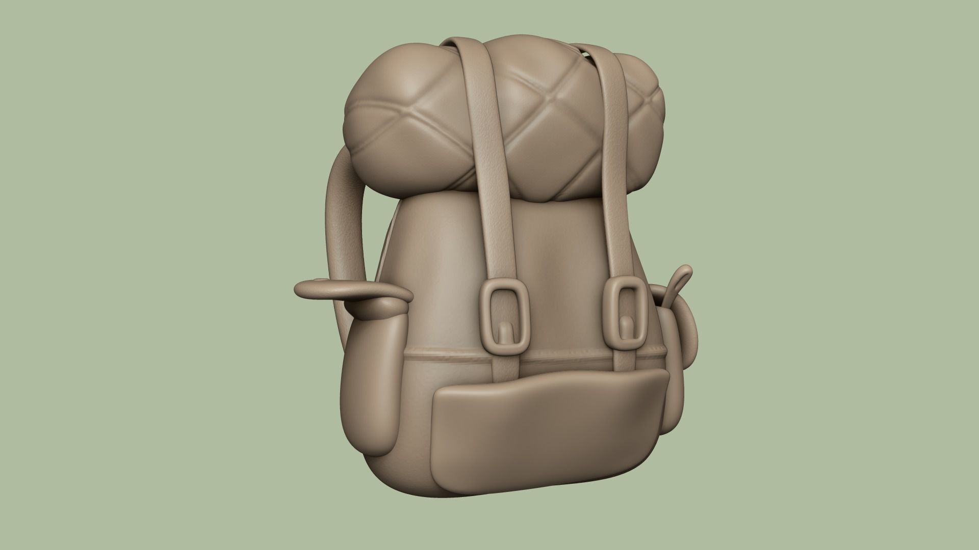 05 Adventurer Camping Backpacks 3D Model Collection_14