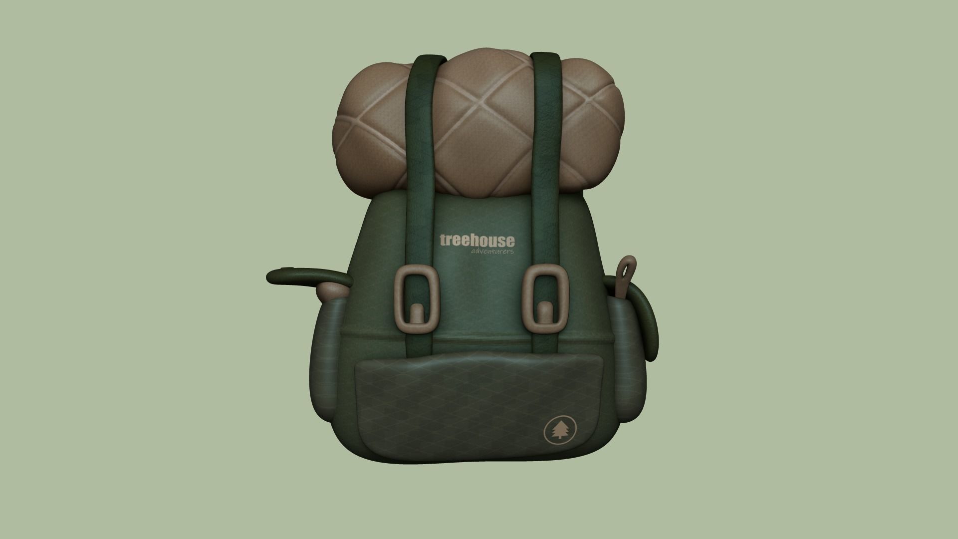 05 Adventurer Camping Backpacks 3D Model Collection_15