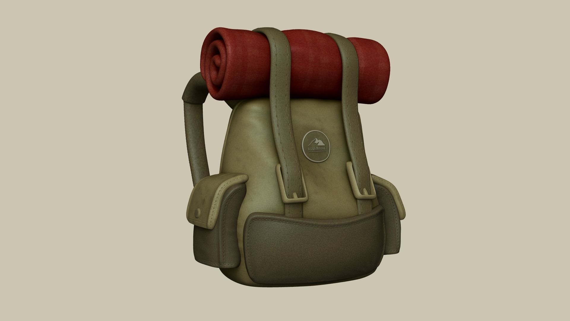 05 Adventurer Camping Backpacks 3D Model Collection_6