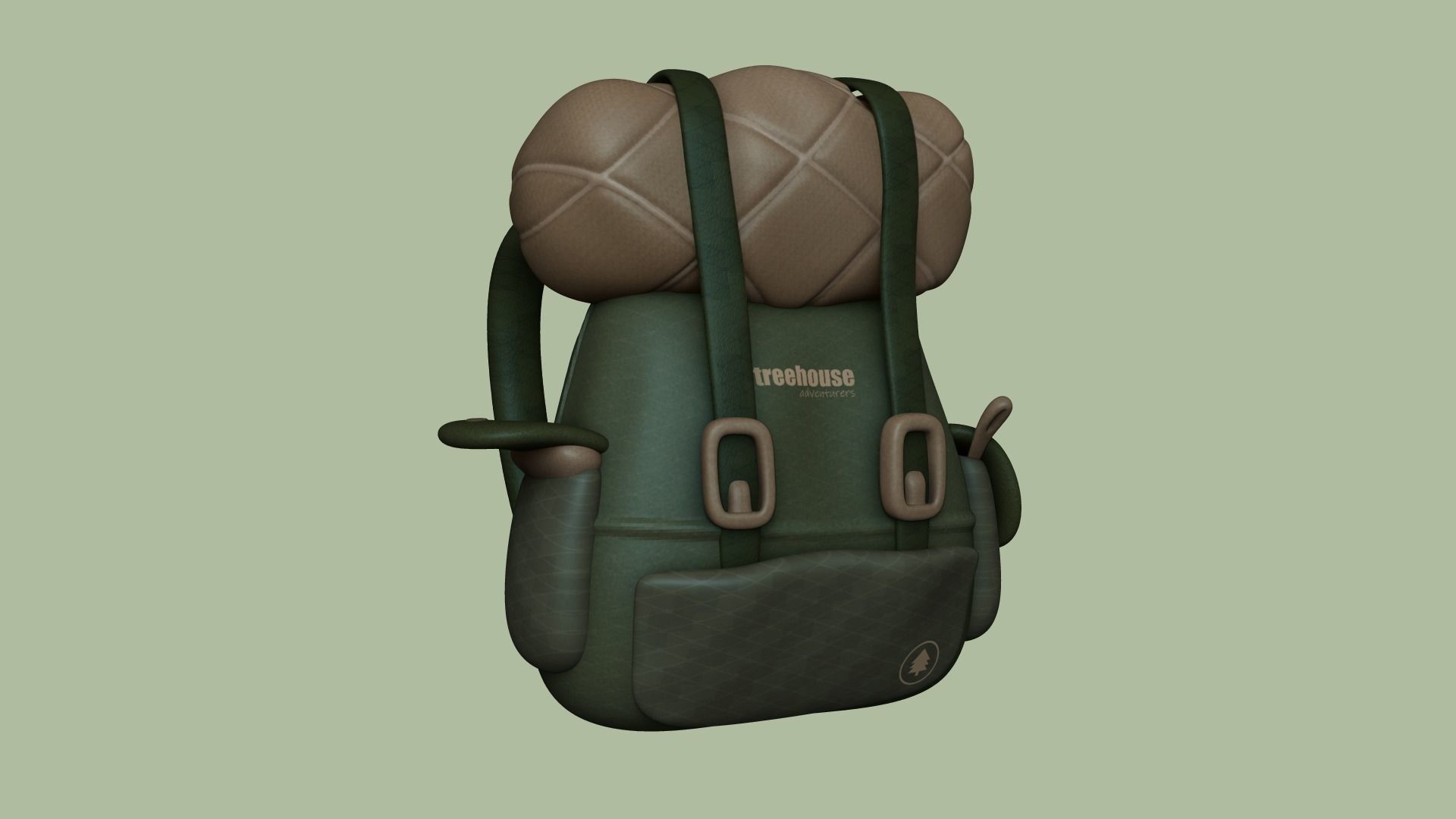 05 Adventurer Camping Backpacks 3D Model Collection_8