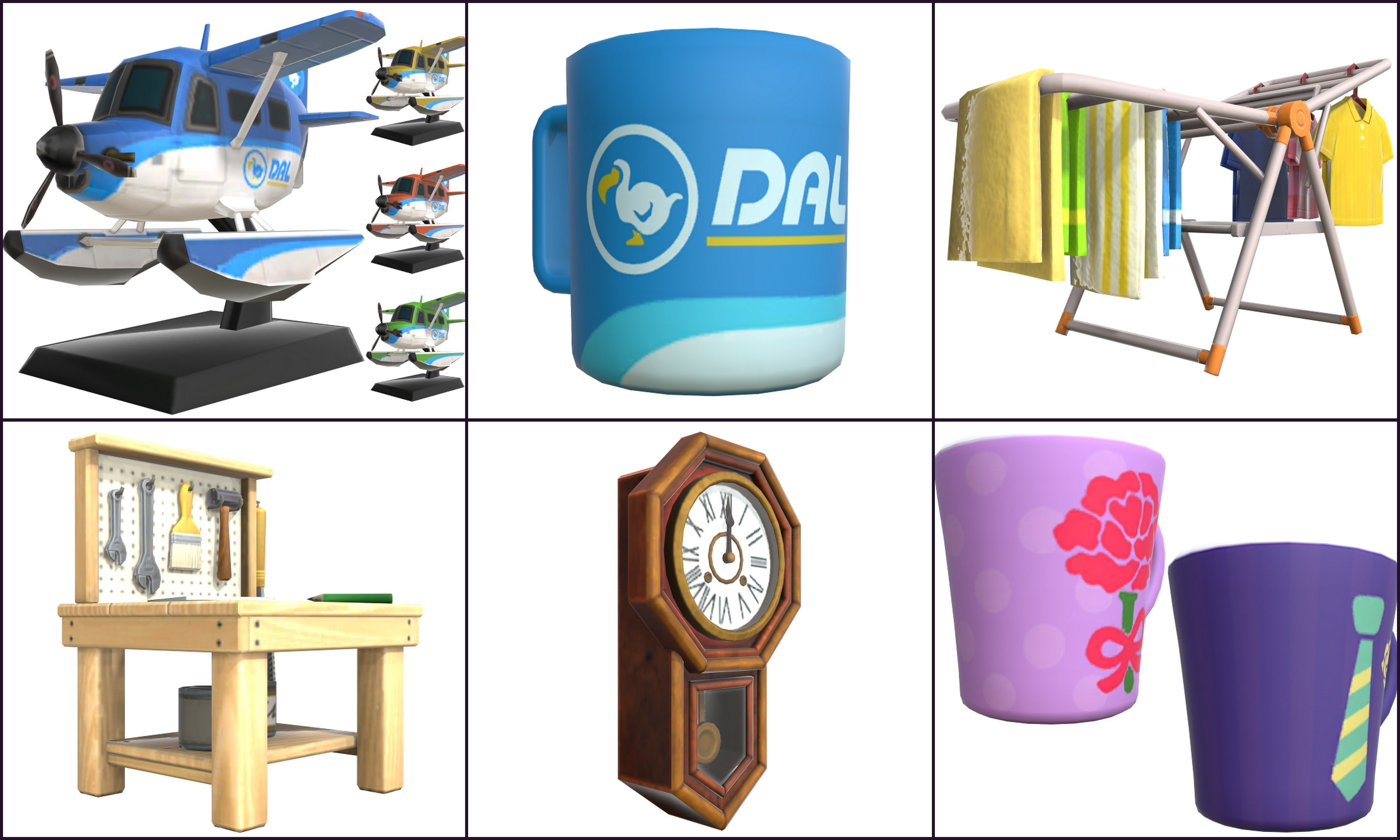 Cartoon - Furniture Low-poly 3D model_2