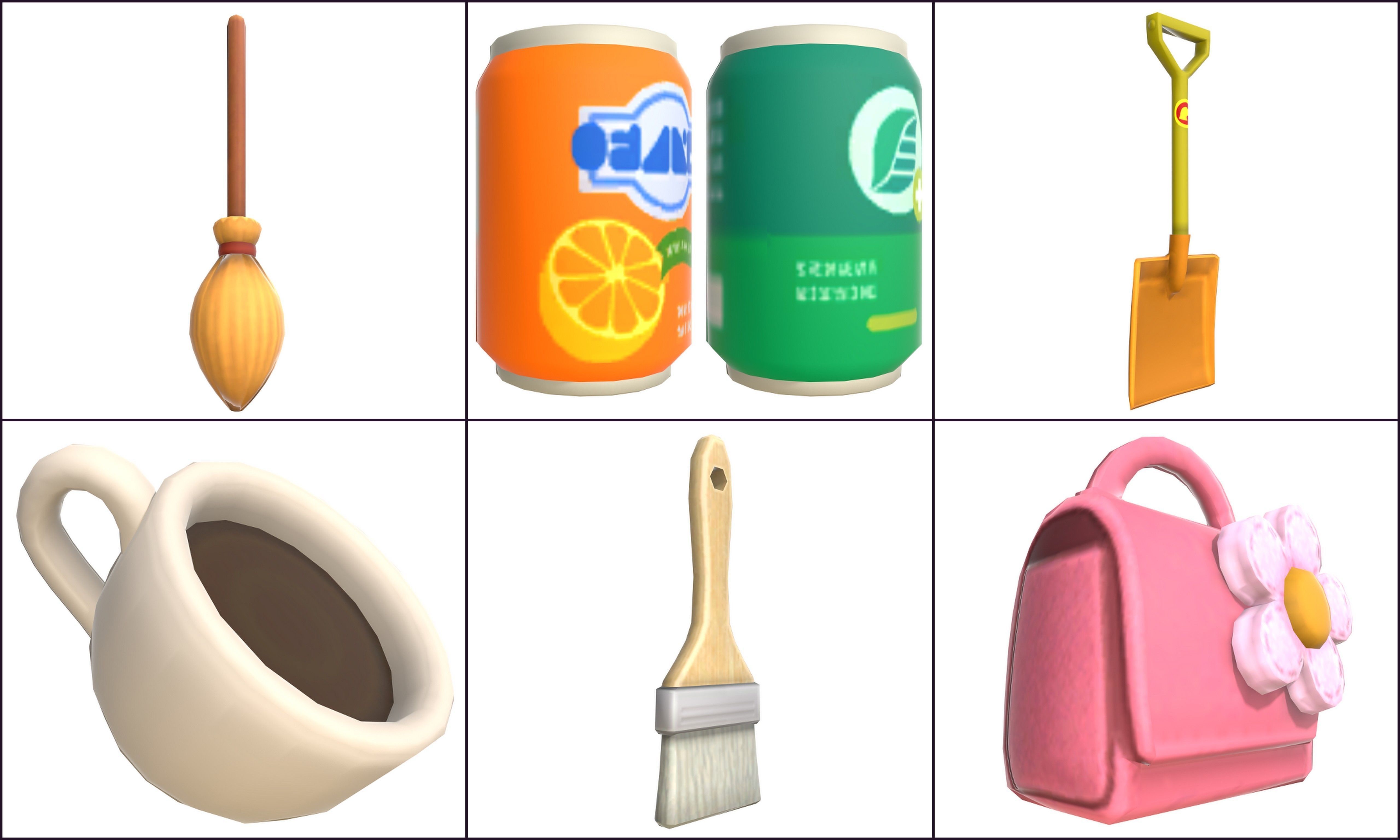 Cartoon - Props Low-poly 3D model_1