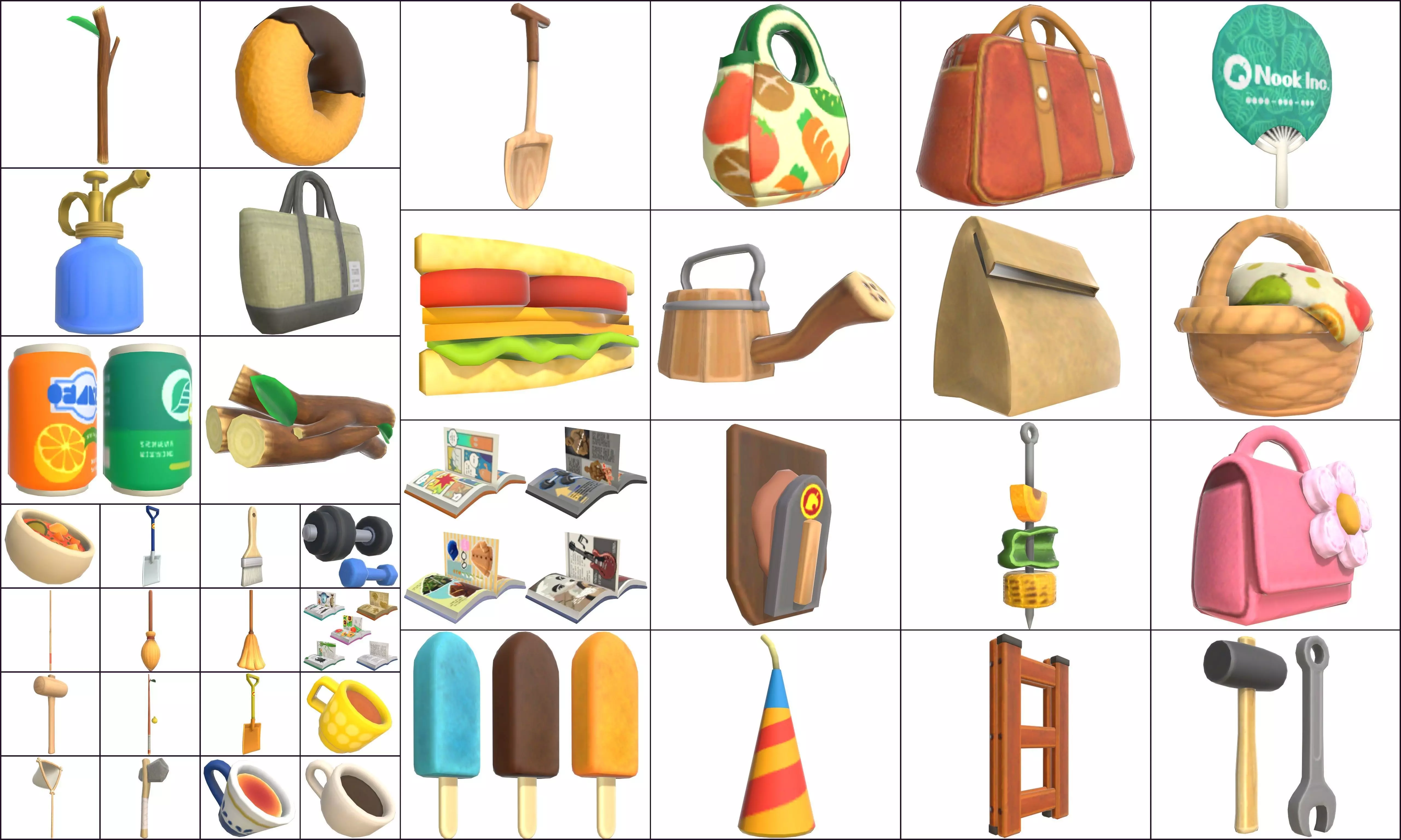 Cartoon - Props Low-poly 3D model_0