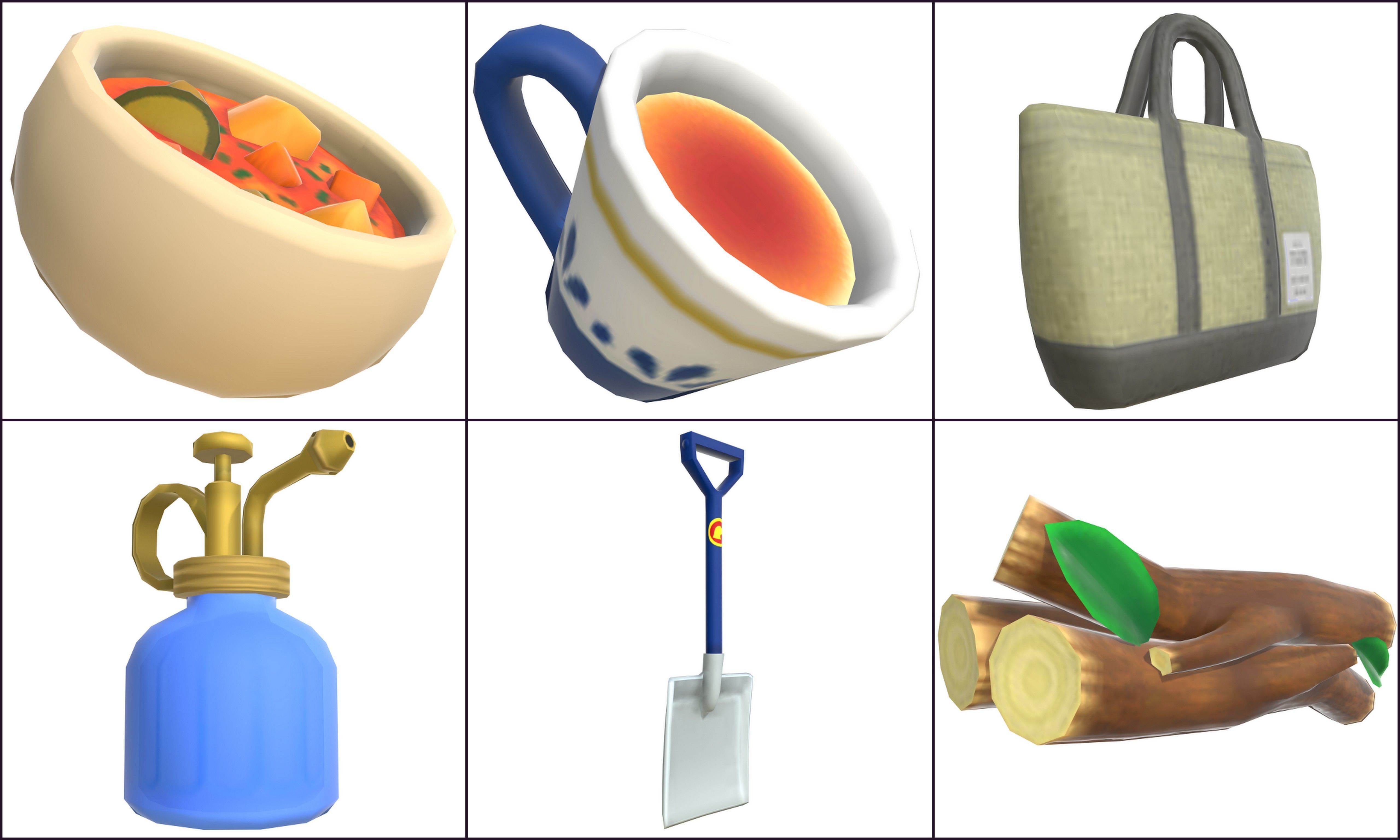 Cartoon - Props Low-poly 3D model_6