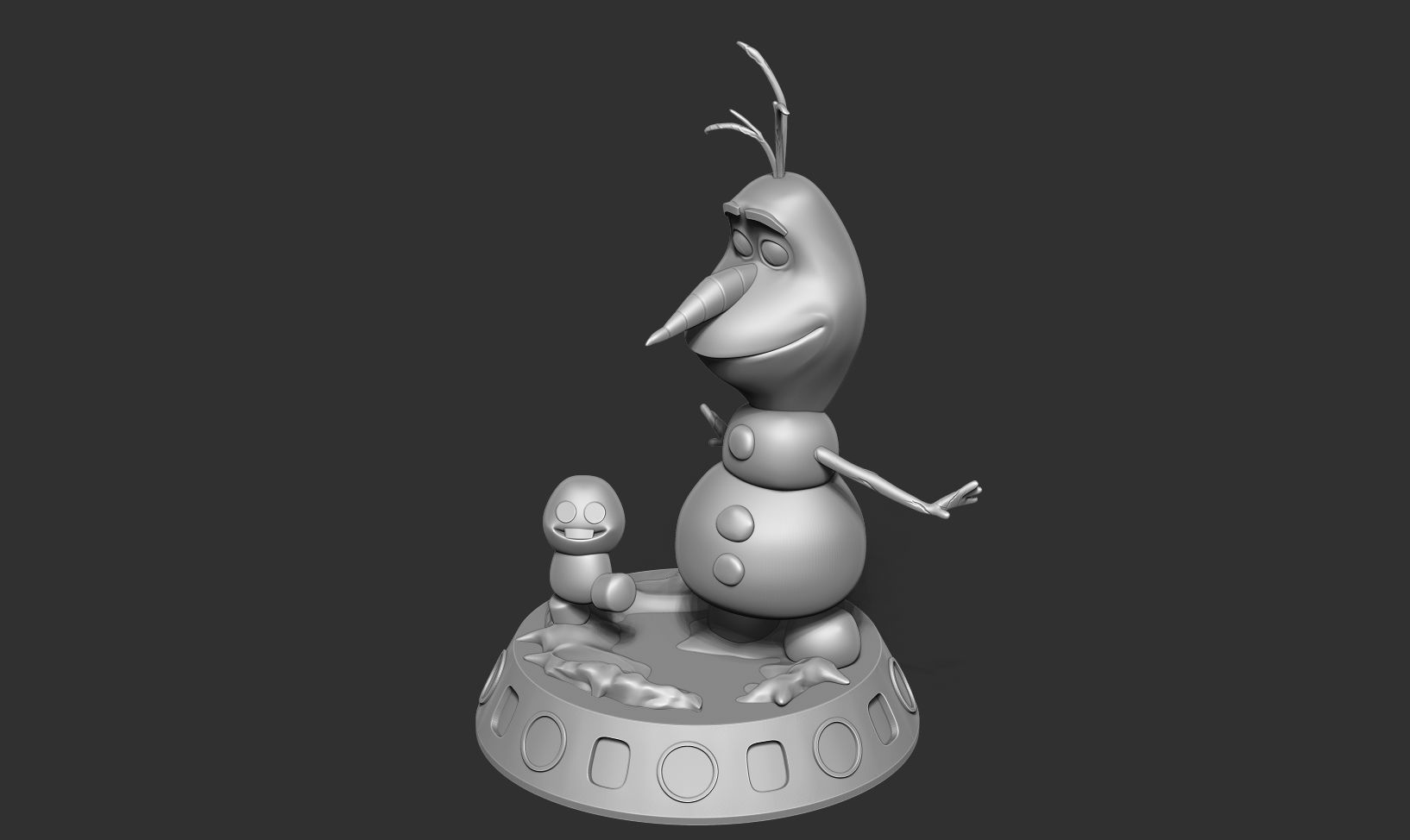 Olaf - Frozen 3D print model_7
