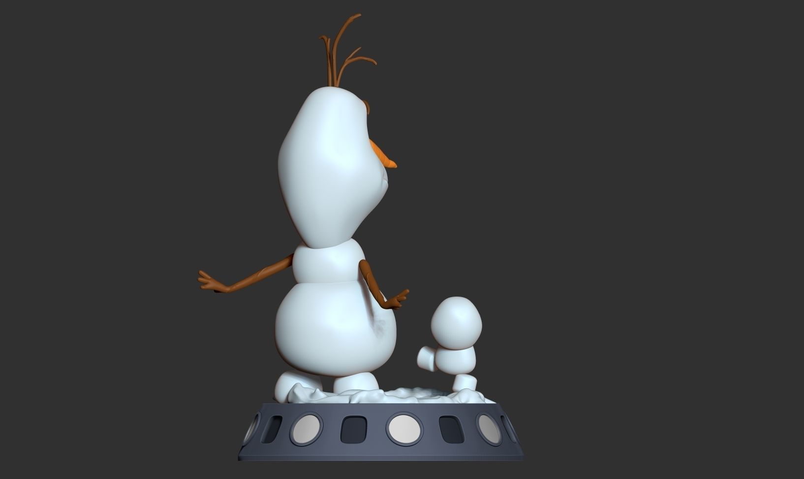 Olaf - Frozen 3D print model_17