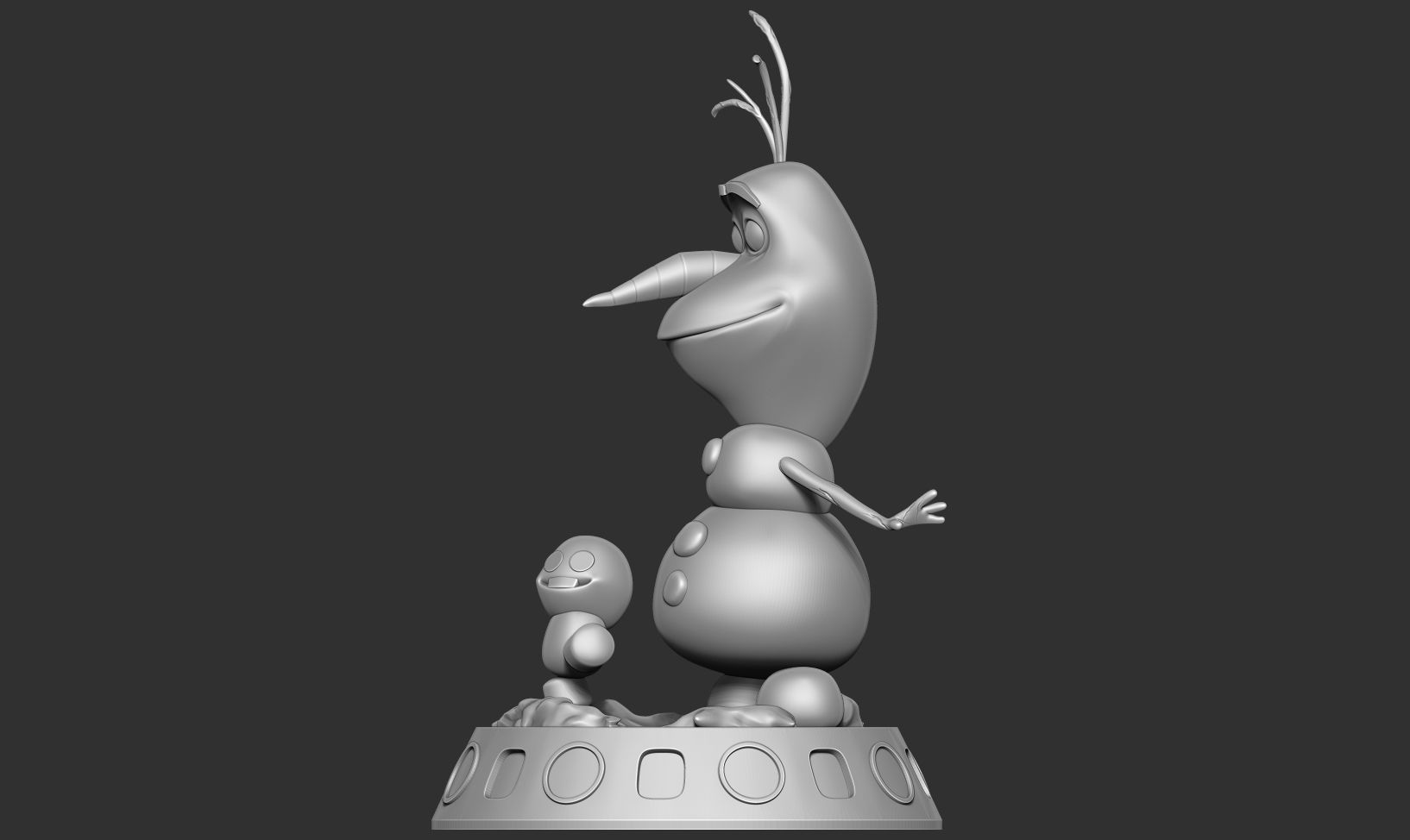 Olaf - Frozen 3D print model_11