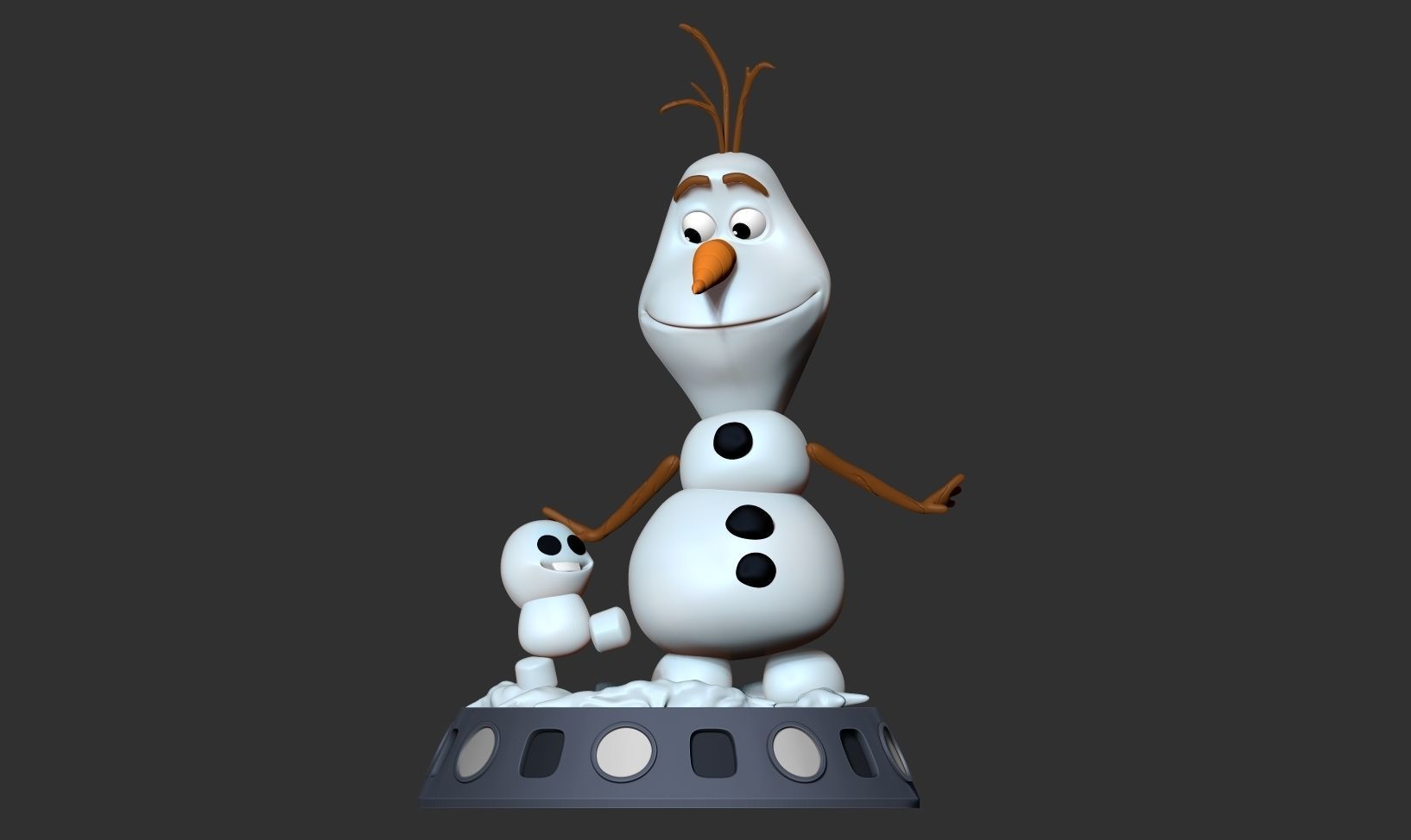 Olaf - Frozen 3D print model_8