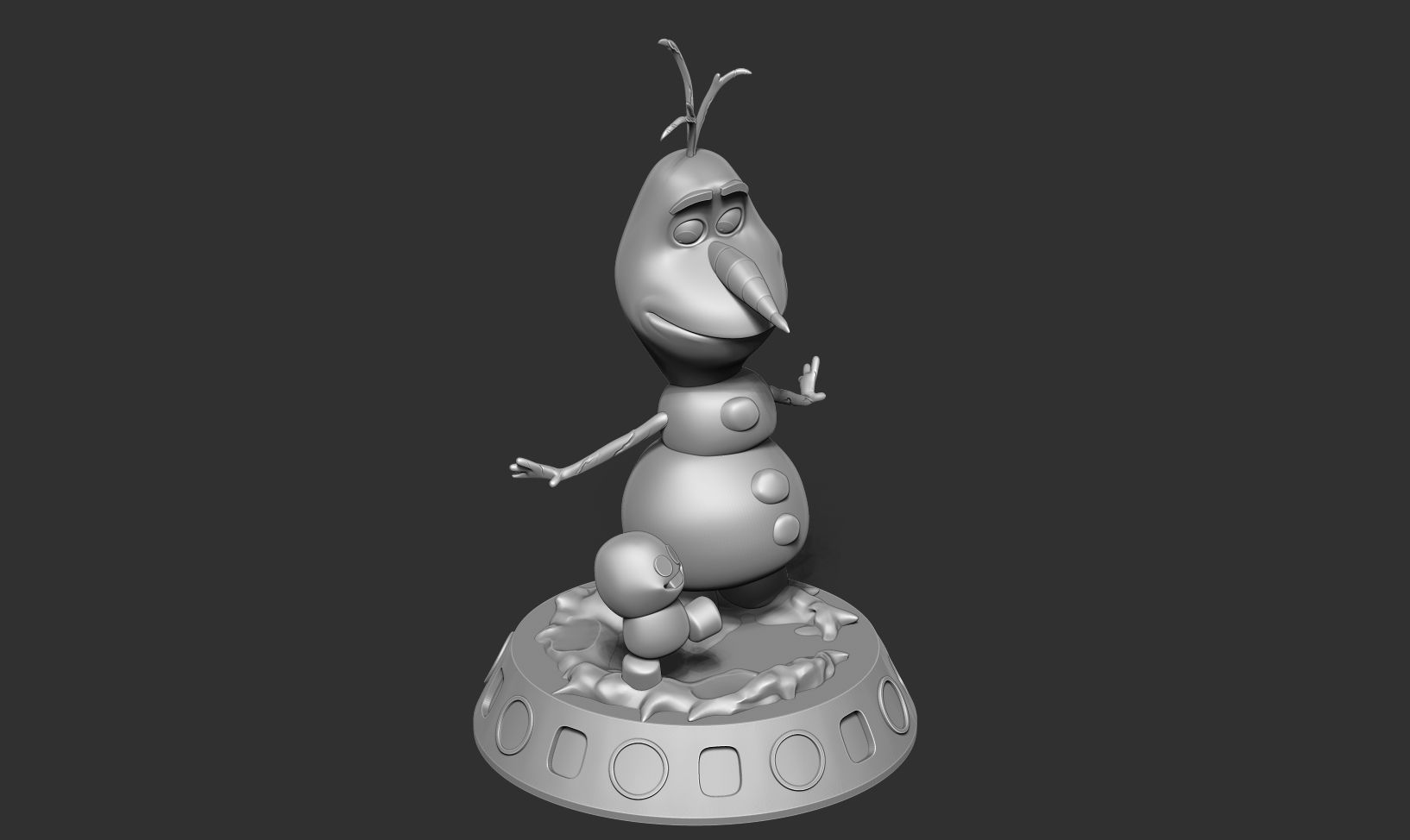 Olaf - Frozen 3D print model_6