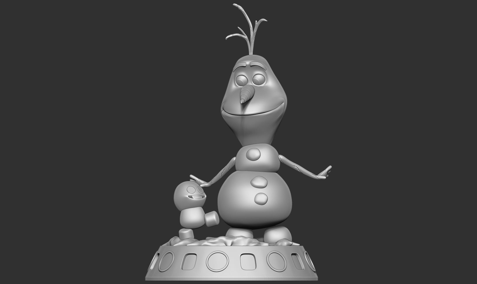 Olaf - Frozen 3D print model_9
