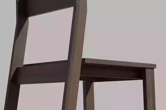 Dining chair code OAK 221 dark brown oak texture