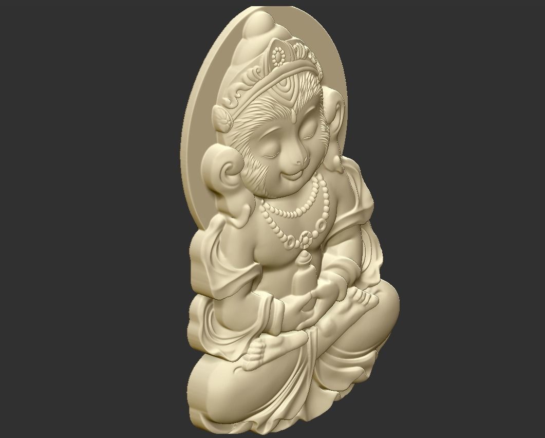 The Monkey God 3D print model_4
