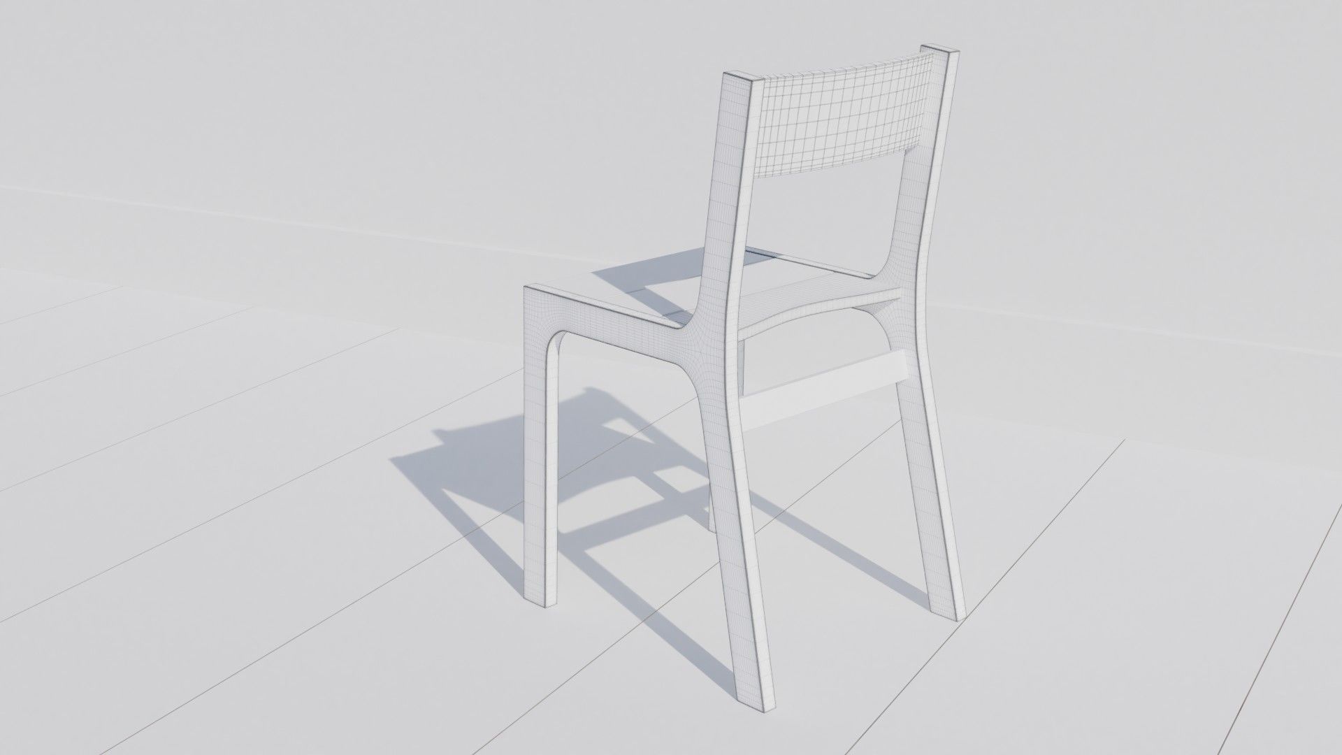 Dining Chair code STO 47 retro oak texture 3D model_10