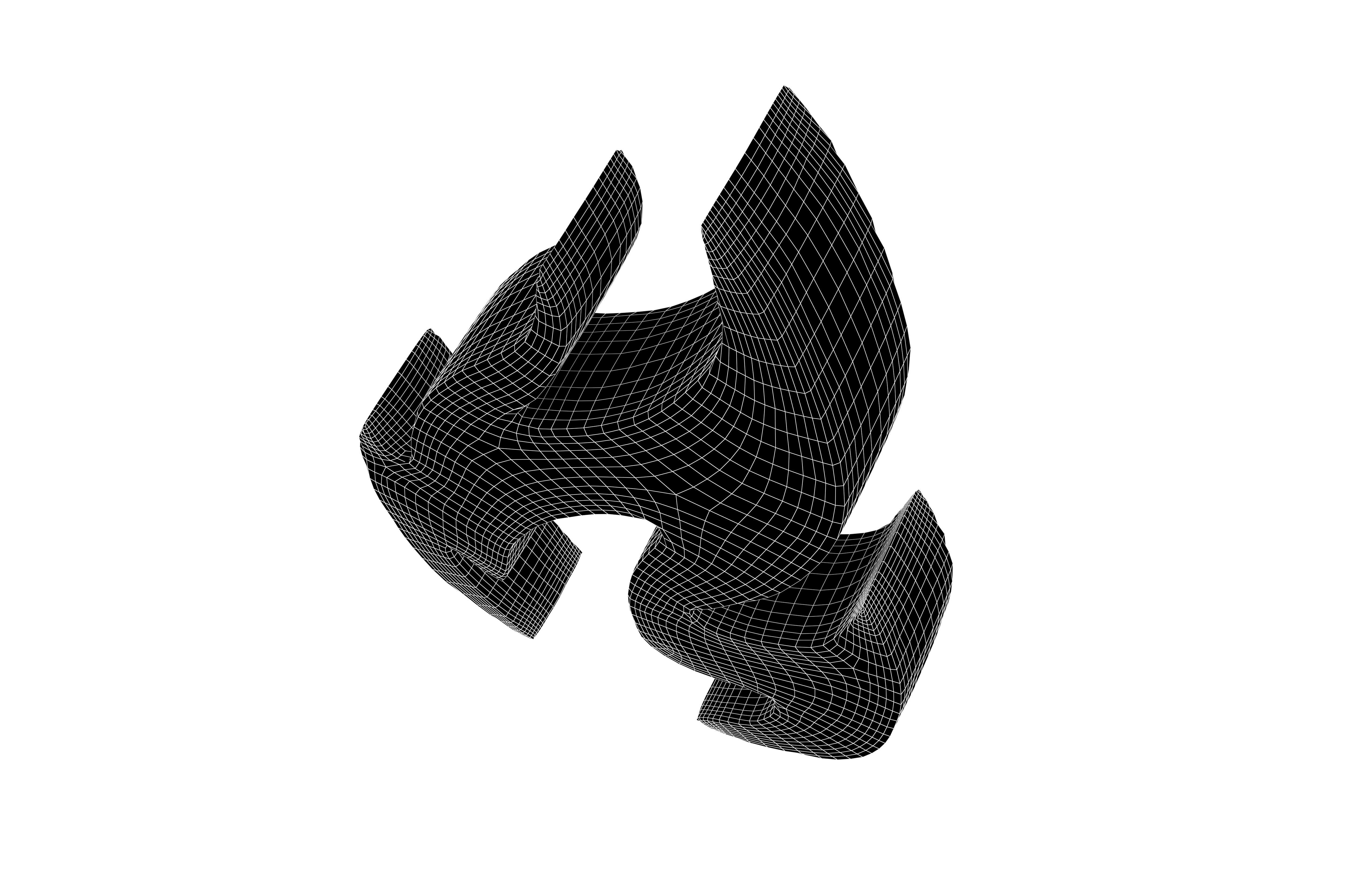 Fire Symbol v3 007 Low-poly 3D model_6