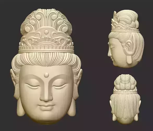 Kwanyin Bodhisattva Head