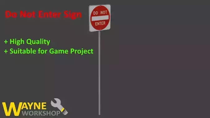 Do Not Enter Traffic Sign