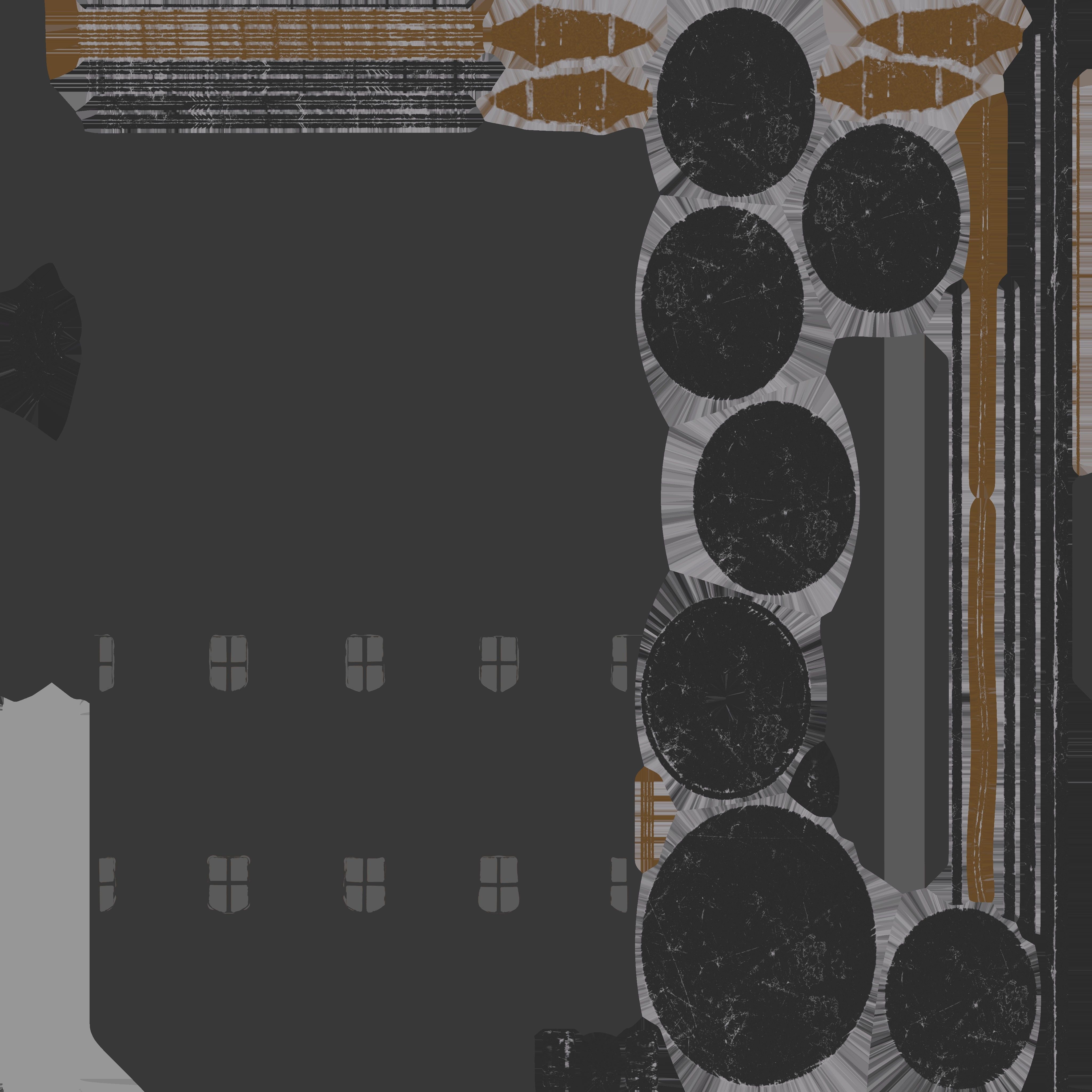 lighthouse with stripes 3D model_8