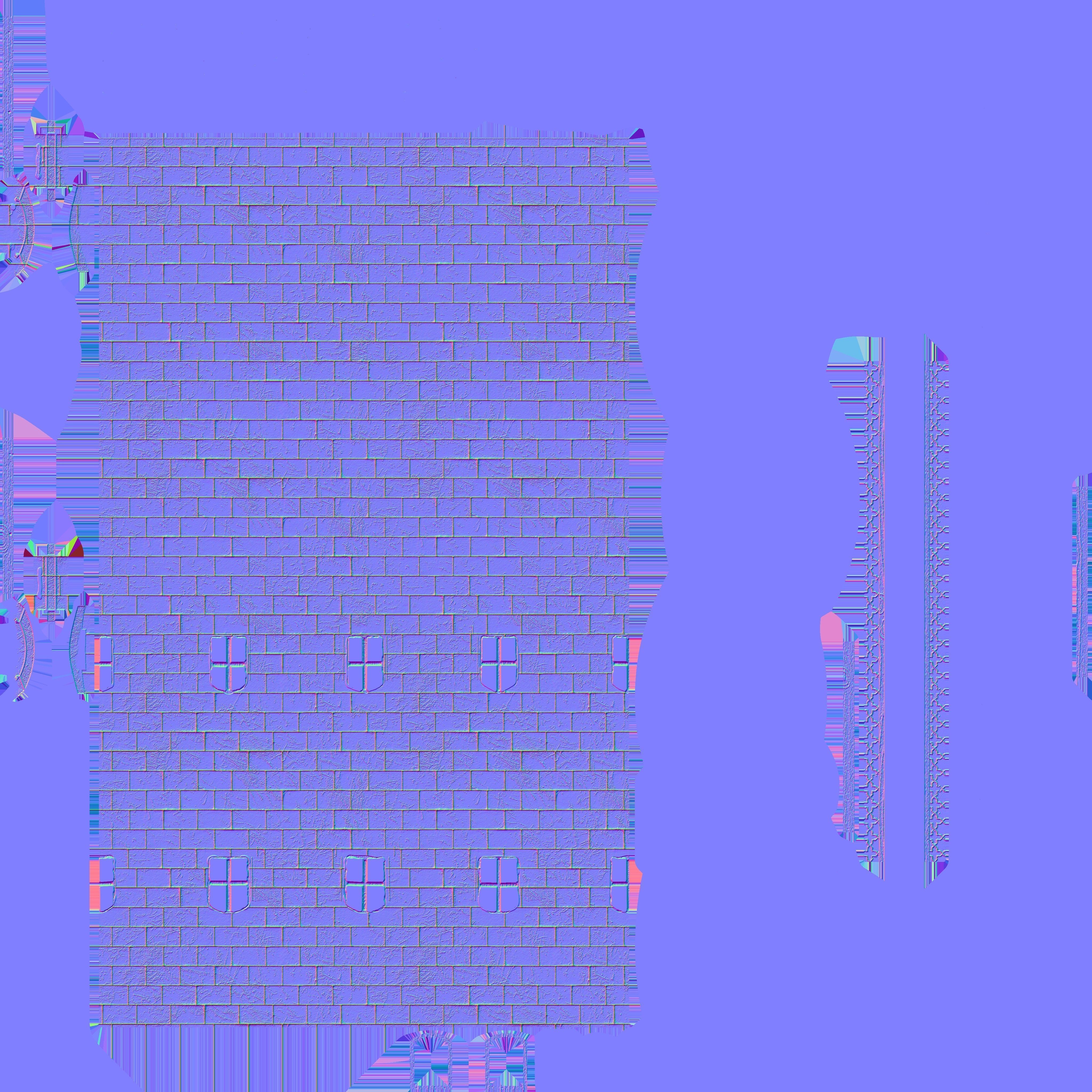 lighthouse with stripes 3D model_7