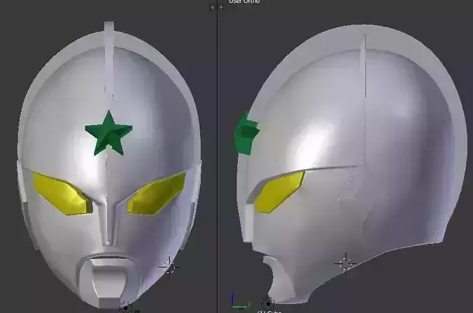 Ultraman Joneus 3D printable helmet 3D print model