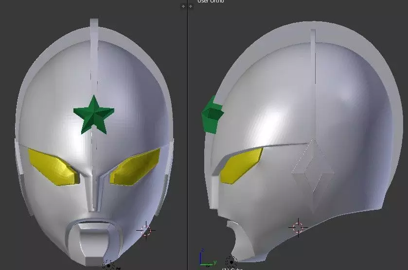 Ultraman Joneus 3D printable helmet 3D print model