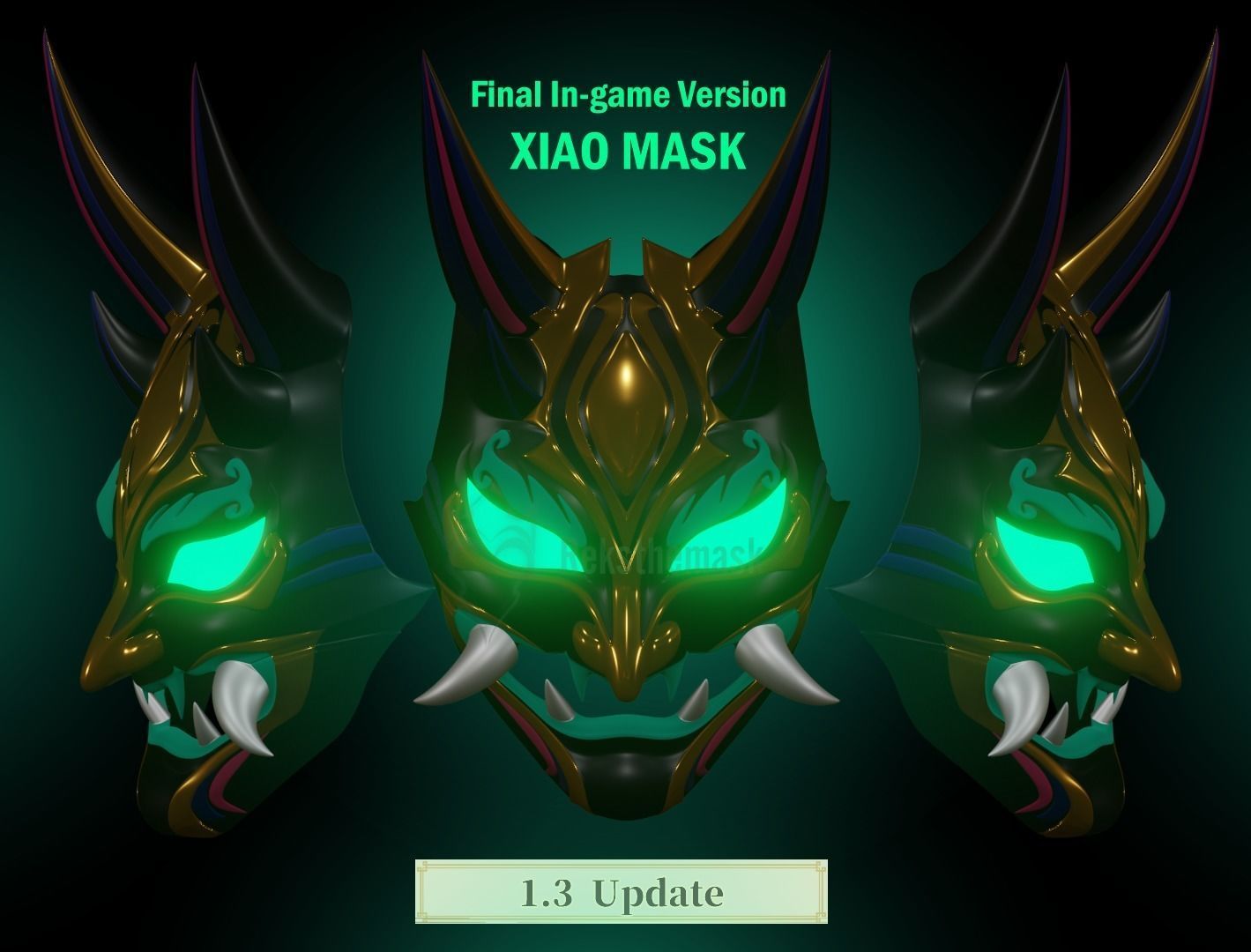 Xiao Mask Version 3 3D Print model 3D print model_1