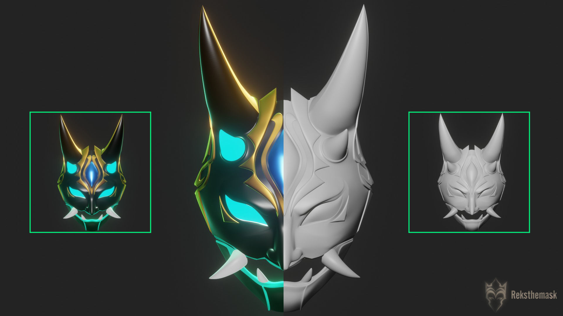 Xiao Mask Version 3 3D Print model 3D print model_10