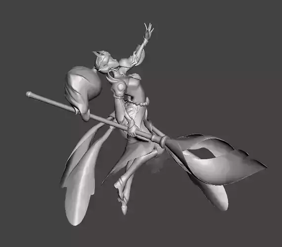 Battle Queen Janna 3D model