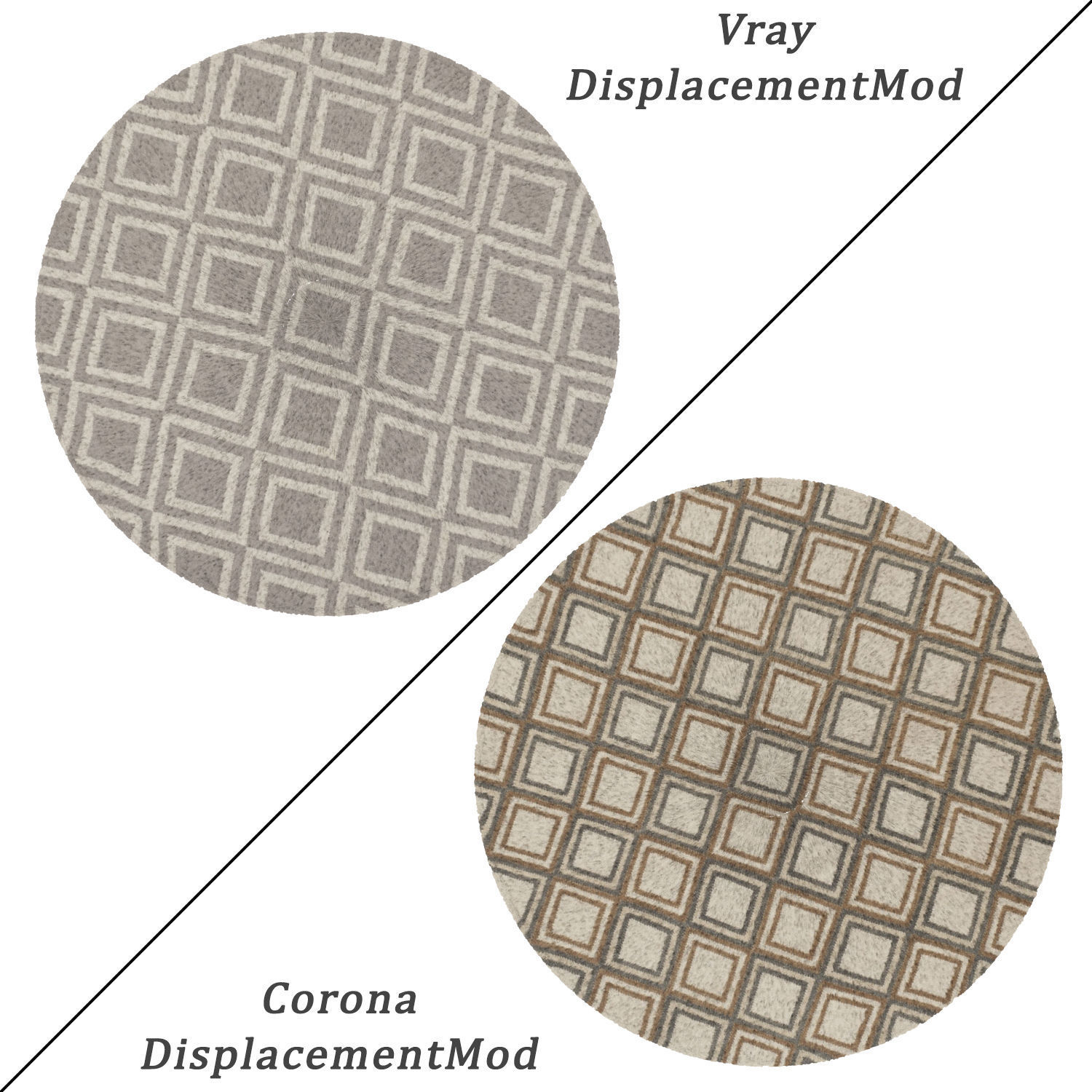 Round Rug Set 87 3D model_1