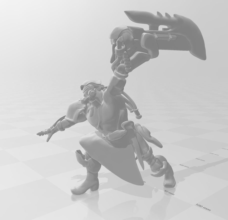Chemtech Tryndamere 3D Model 3D print model_1
