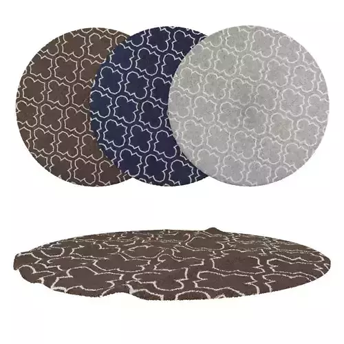 Round Rug Set 91