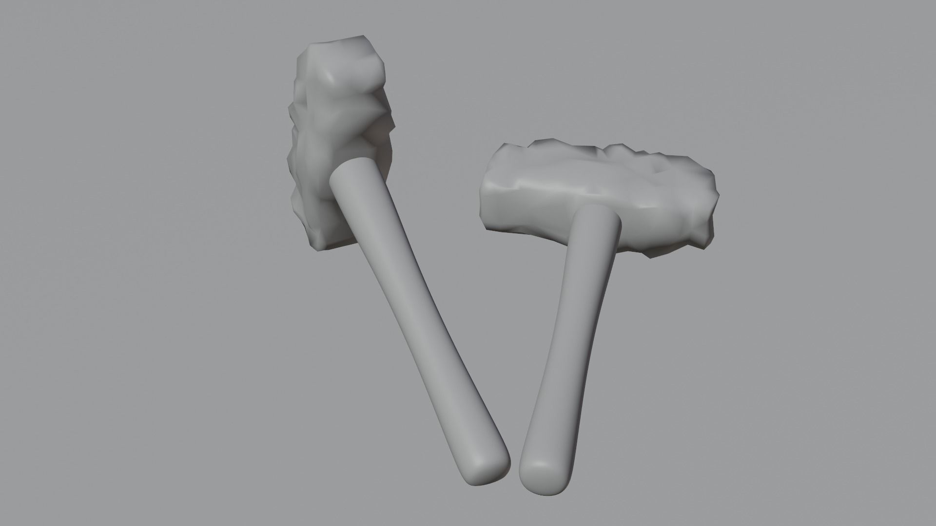 Old Hammer Low-poly 3D model Low-poly 3D model_6