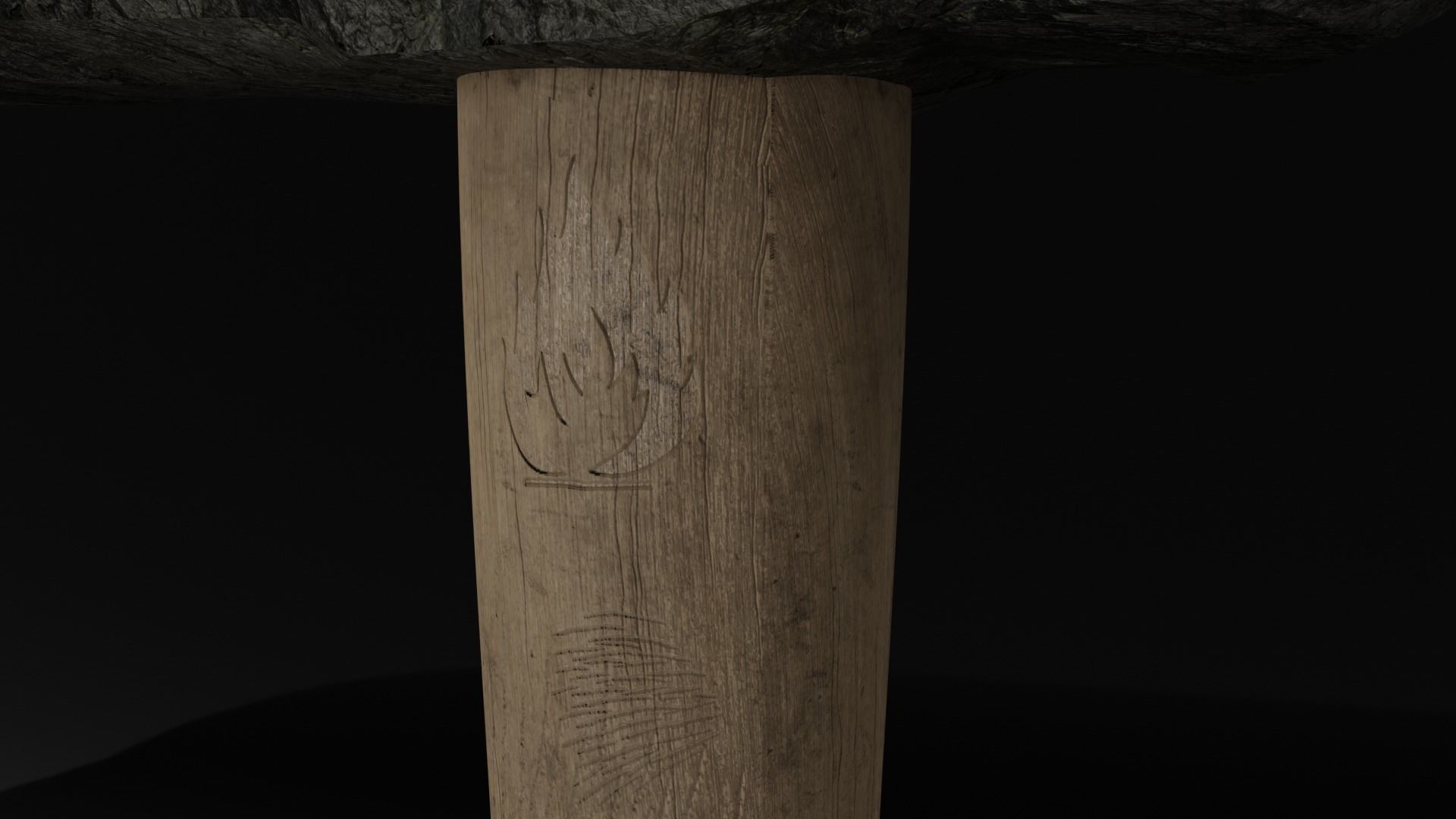 Old Hammer Low-poly 3D model Low-poly 3D model_3