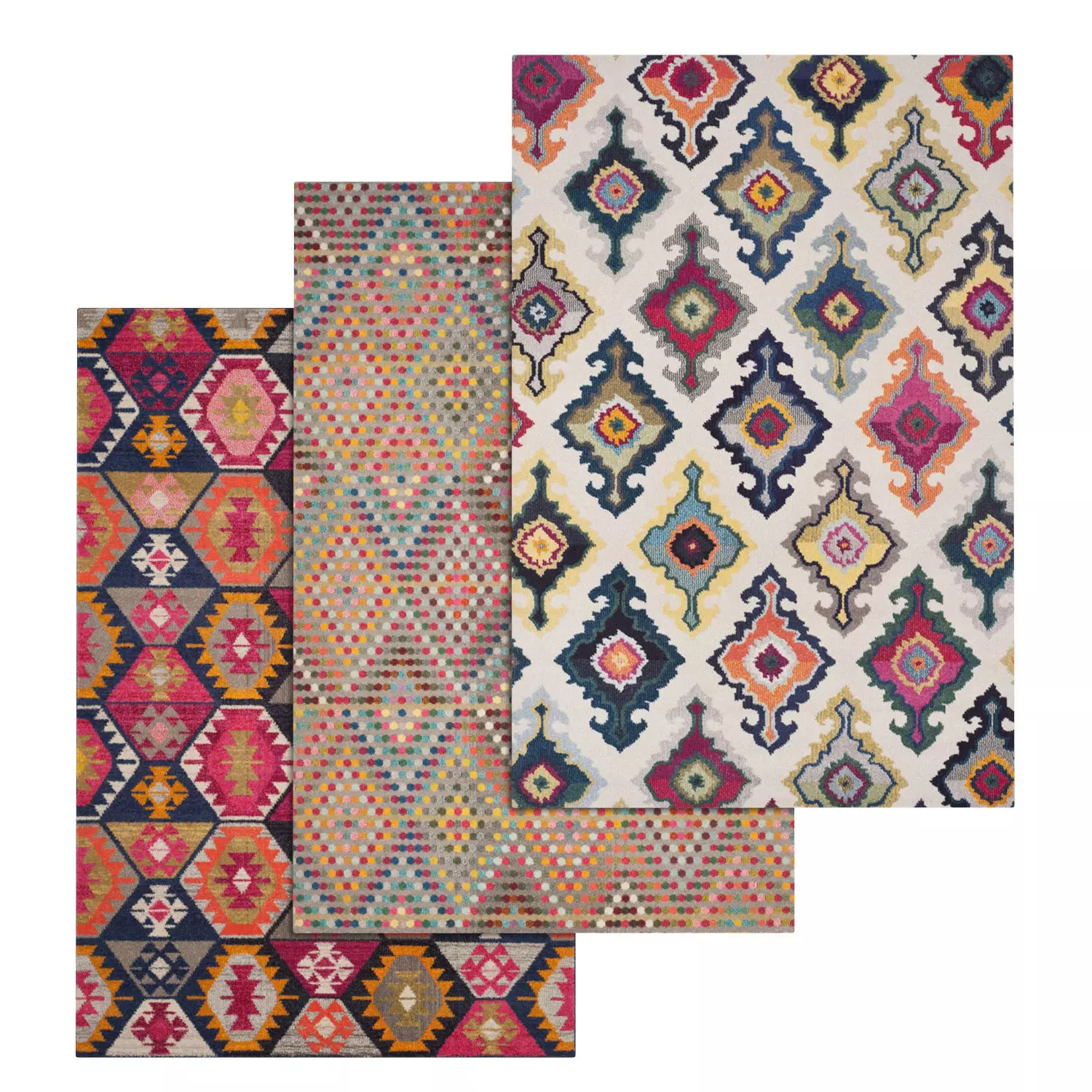 Rug Set 2109 3D model_0