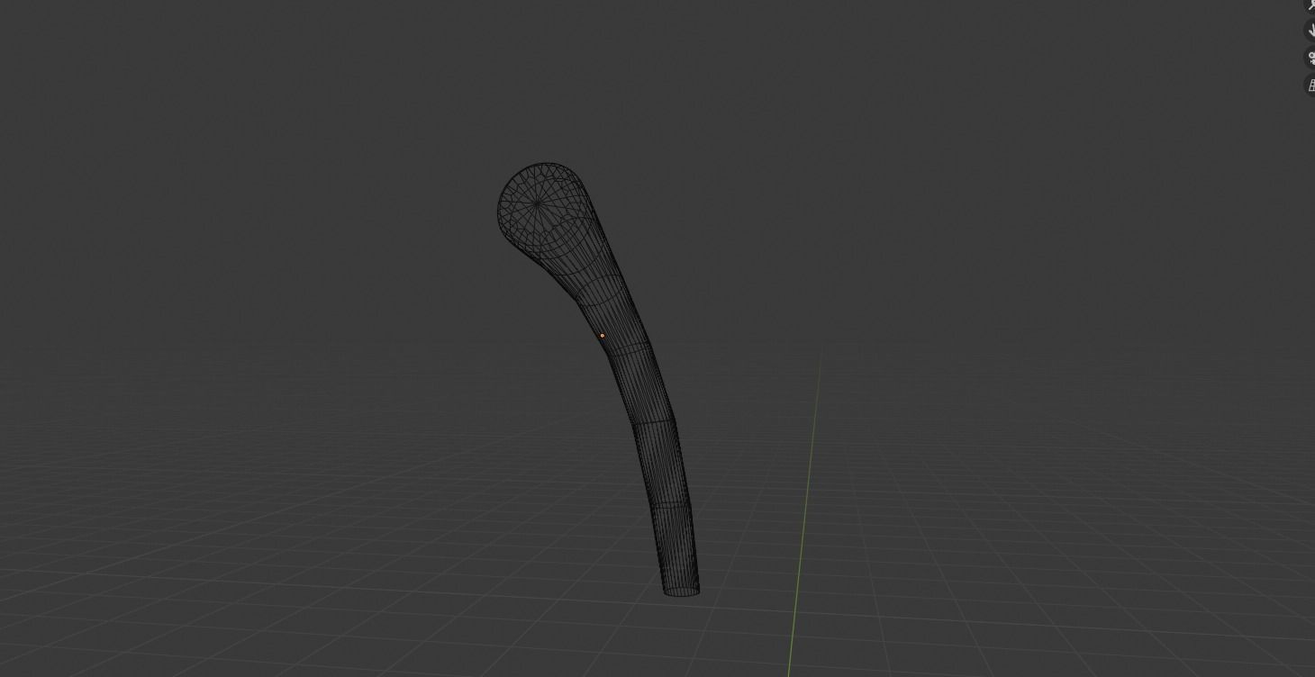 Apple stem 3D model_14