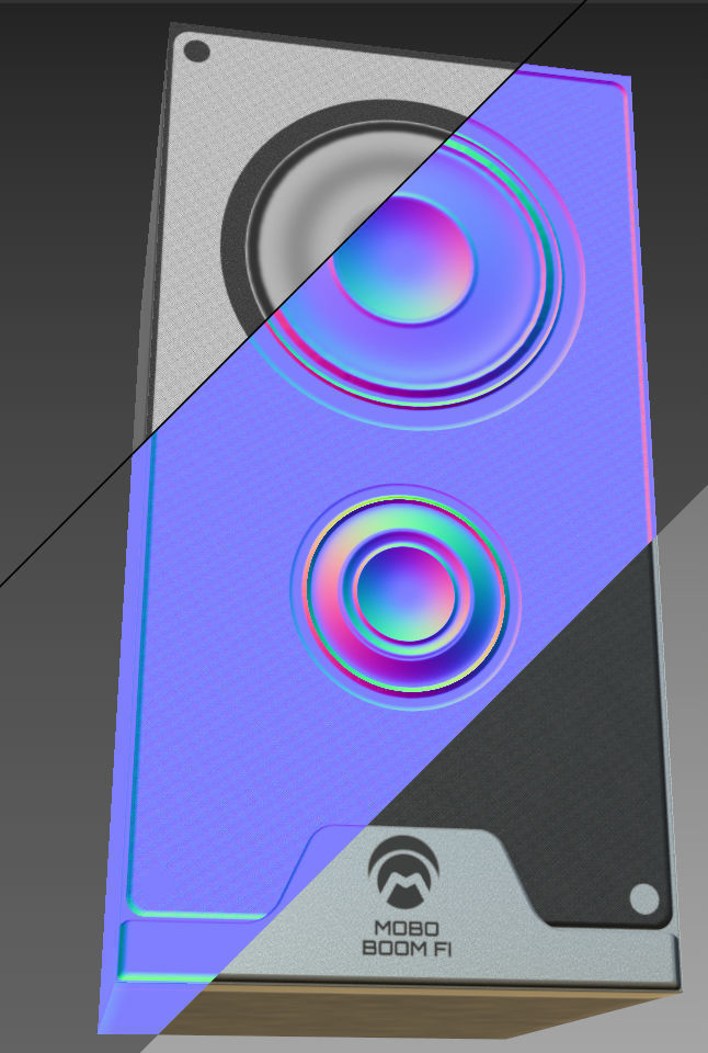 household props - low poly speaker 3D Model Collection_20