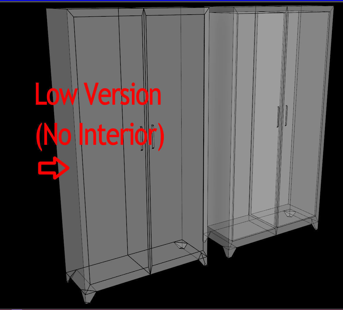 household props - low poly speaker 3D Model Collection_26