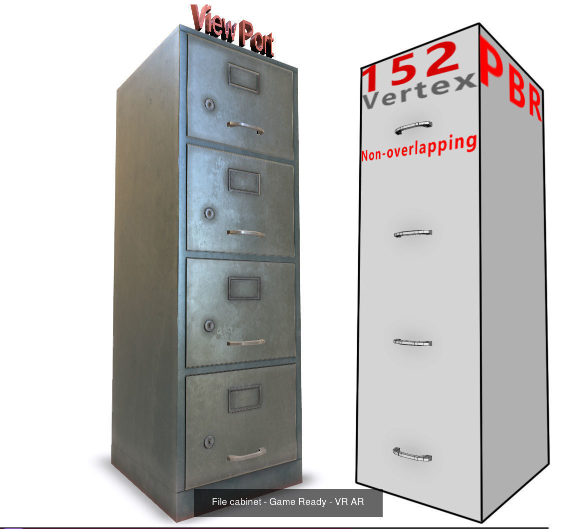 household props - low poly speaker 3D Model Collection_44