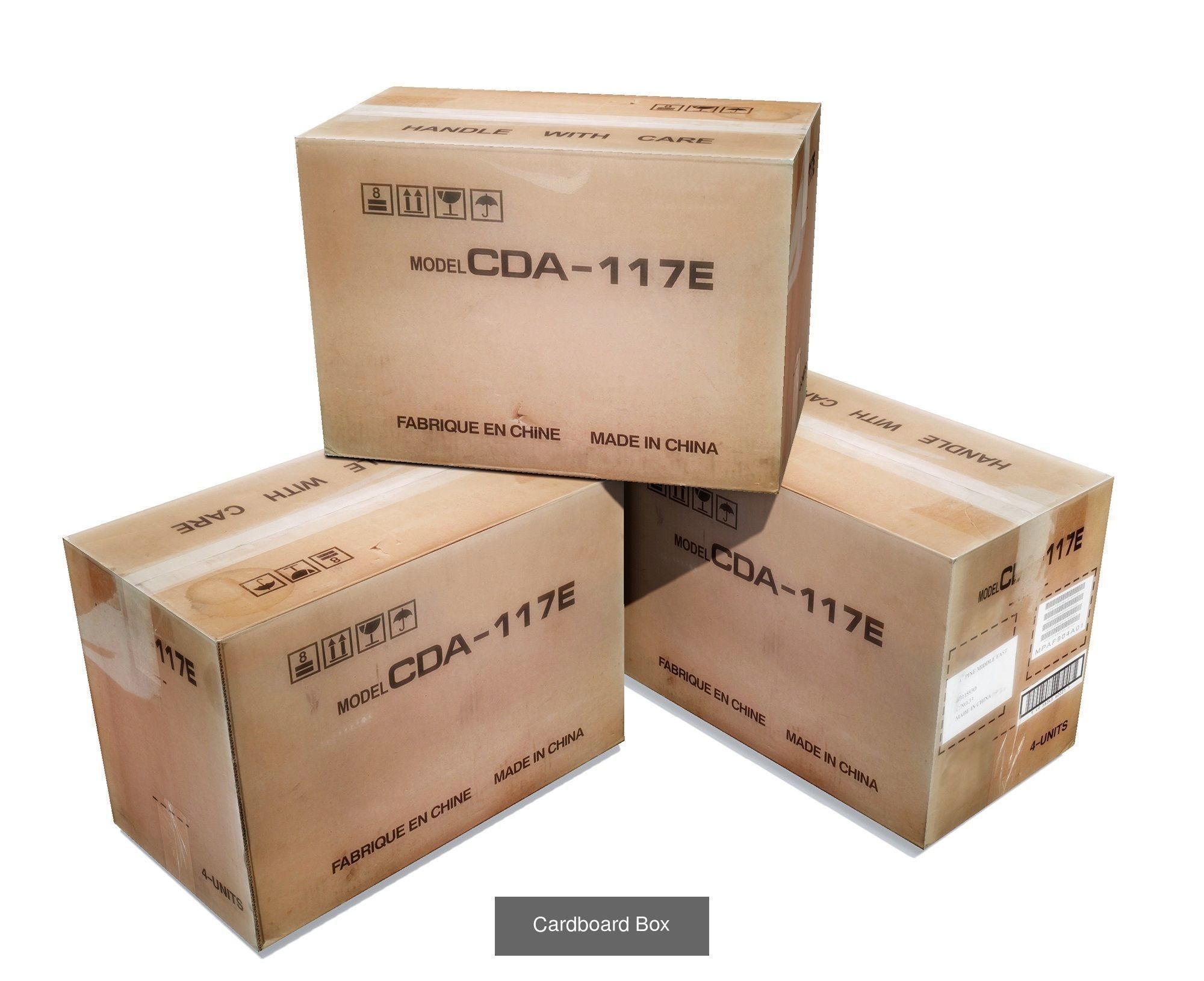 household props - low poly speaker 3D Model Collection_31