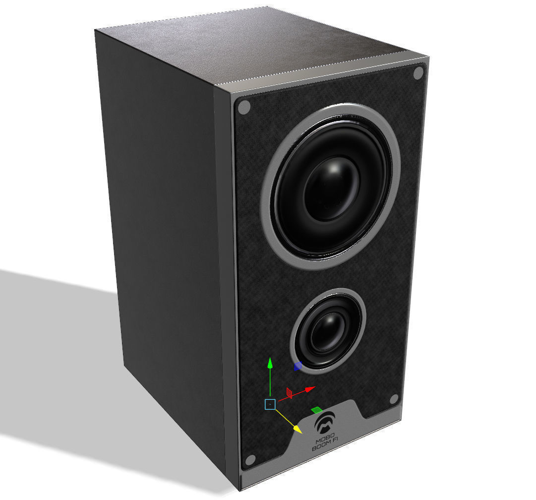 household props - low poly speaker 3D Model Collection_19