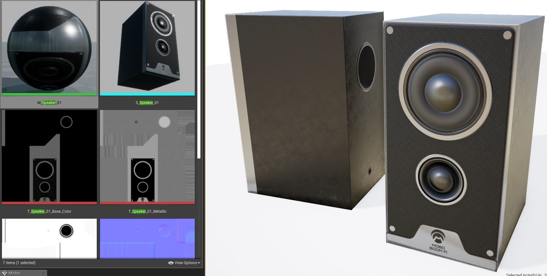 household props - low poly speaker 3D Model Collection_17