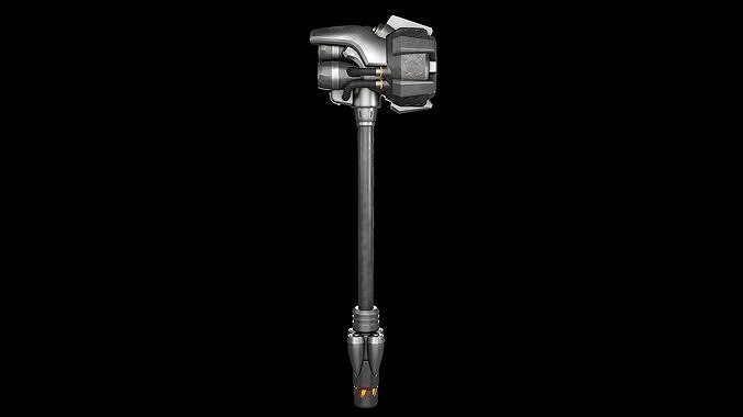 Overwatch Reinhardt Weapon hammer 3D model
