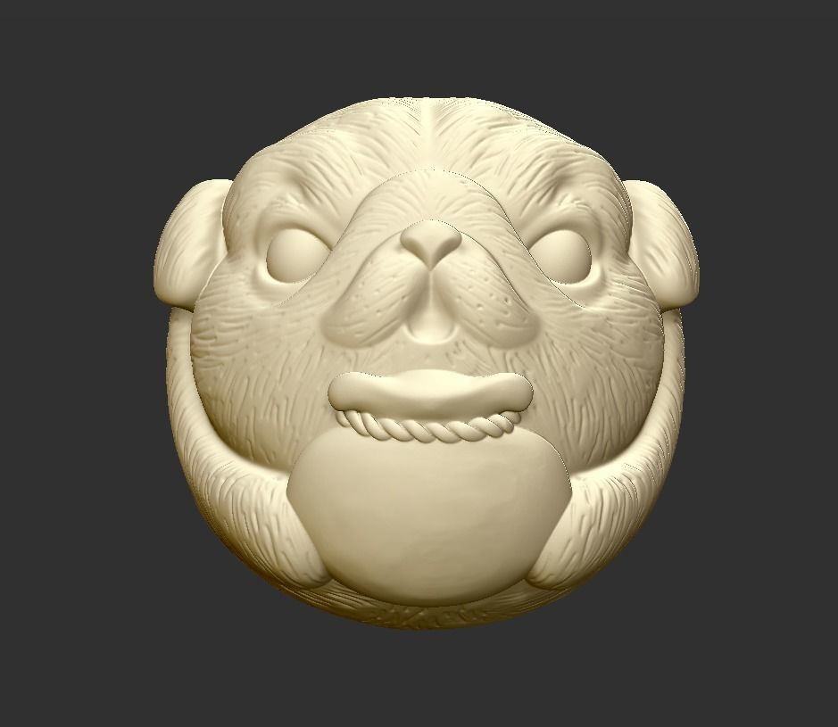 little dog 3D print model_1